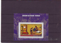 GVINEJA BISAO - 100 LET TELEFONA - blok** - (msmk)
