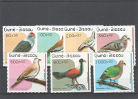 GVINEJA BISAO - PTICE - serija 7 znamk** - (msmk)