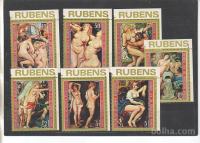 GVINEJA - EROTIKA, SLIKARSTVO - serija 7 znamk** - (msmk)