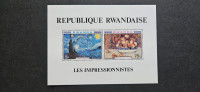 impresionizem, slikarstvo - Ruanda 1980 - Mi B 91 -blok, čist (Rafl01)