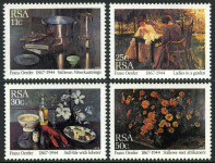 JUŽNA AFRIKA 1985 UMETNOST SLIKARSTVO ** Mi 665/668 ** serija (17)