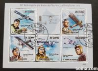 letala, avioni - Sao Tome E Principe 2009 -Mi 4271/4275 -blok (Rafl01)