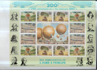 LETALA, BALONI , San tome. MI. 830/36 2 poli. Katalog 55€ MNH - (msmk)