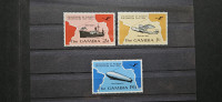 letalska pošta - Gambija 1969 - Mi 236/238 - serija, čiste (Rafl01)