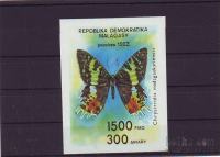 MADAGASKAR - METULJ - blok** - cena katalog 4.80 eura - (msmk)