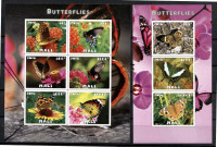 MALI 2016 METULJI ŽIVALI FAVNA ŽUŽELKE INSEKTI * 2x mala pola (SKLA-1)
