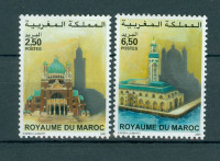 Maroko 2001 arhitektura katedrala in mošeja serija MNH**