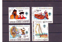MAVRETANIJA - 75 LET SKAVSTVA - serija 4 znamke* - (msmk)