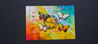 metulji (II) - Kongo 2013 - blok 4 znamk, žigosan (Rafl01)
