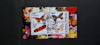 metulji (V) - Burundi 2011 - blok 4 znamk, žigosan (Rafl01)