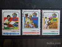mladinske igre - Mozambik 1978 -Mi 666/668 -serija, žigosane (Rafl01)