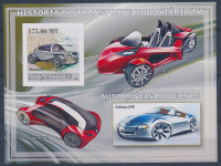 MOZAMBIK 2009 MODERNI AVTOMOBILI ** Mi 3158 (BL 243) ** blok (1)