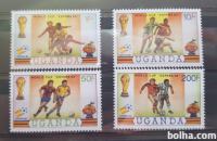 nogomet - Uganda 1981 - Mi 310/313 - serija, čiste (Rafl01)