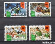 nogomet - Uganda 1990 - Mi 807/810 - serija, čiste (Rafl01)