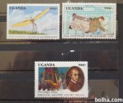 obletnice - Uganda 1992 - Mi 1025/1027 - serija, čiste (Rafl01)