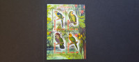 papige, ptice - Čad 2013 - blok 4 znamk, žigosan (Rafl01)