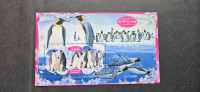 pingvini - Gabon 2020 - blok, žigosan (Rafl01)