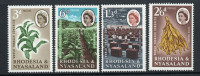 RODEZIJA NYASSALAND 1963 TOBAK ** Mi 45/48 ** serija (HV-113)