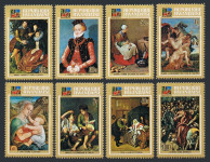 RUANDA 1973 IBRA UMETNOST SLIKARSTVO ** Mi 566/573 ** serija (17)