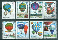 Ruanda 1984 baloni serija MNH**