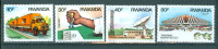 Ruanda 1986 transport telekomunikacije serija MNH** 8% Michela