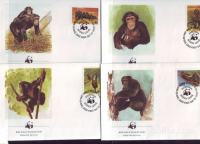 SIERA LEONE - WWF - OPICE - MI. 713/6*,4 fdc - (msmk)