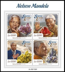 SIERRA LEONE 2015 MINERALI NELSON MANDELA ** Mi 6798/6801 ** mala pola