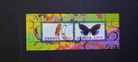 sove & metulji (V) - Ruanda 2011 - blok 2 znamk, žigosan (Rafl01)