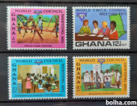 srečanje otrok - Gana 1971 - Mi 439/442 - serija, čiste (Rafl01)