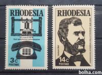 telefonija - Rodezija 1976 - Mi 170/171 - serija, čiste (Rafl01)