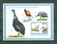 Togo 2010 močvirske ptice blok MNH**