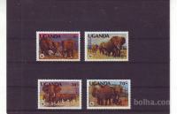 UGANDA - WWF - SLONI - MI. 361/4** - (msmk)