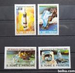 vesolje - Sao Tome E Principe 1980 -Mi 646/649 -serija, čiste (Rafl01)