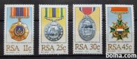 vojaške medalje - RSA 1984 - Mi 661/664 - serija, čiste (Rafl01)
