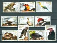 Zaire 1982 fauna ptice serija MNH**