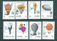 Zaire 1984 200 let poleta z balonom serija MNH**