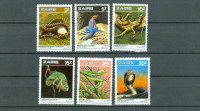 Zaire 1987 fauna serija MNH**