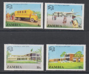 ZAMBIJA 1974 UPU POŠTNA ZVEZA ** Mi 133/136 ** serija (HV-113)