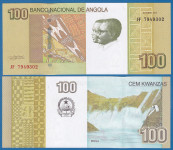 ANGOLA 100 kwanzas 2012 UNC