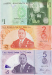 BANK. 1-2009,2,5-2023 PAANGA P50a,P51a (KRALJEVINA TONGA) UNC