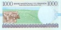 Bank.1000 FRANCS P27a1 (RWANDA RUANDA)1998,UNC