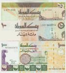 BANKOVEC ŠE 25-1992,100-1994 DINARS (SUDAN) UNC