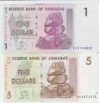 BANKOVEC 1,5 DOLLARS P65,P66 (ZIMBABWE) 2007,UNC