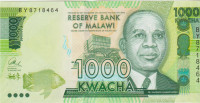 BANKOVEC 1000-2017 KWACHA P67c (MALAVI MALAWI) UNC