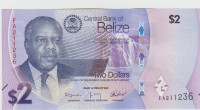 BANKOVEC 2 DOLLARS P-73 -Philip Goldson (BELIZE) 2025.UNC