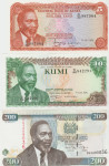 BANKOVEC 5,10-1978,200-2010 SHILINGI P15,P16,P49e (KENIJA) UNC