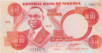 BANKOVEC 10 NAIRA P25f.2. ( NIGERIJA) 2001.UNC