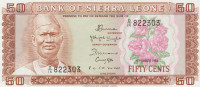 BANKOVEC 50 CENTS P4e (SIERA LEONE) 1984.UNC
