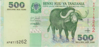 BANKOVEC 500 SHILLINGS P35a (TANZANIJA) 2003.UNC