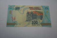 BANKOVEC MADAGASKAR 100 ARIARY 2007 UNC